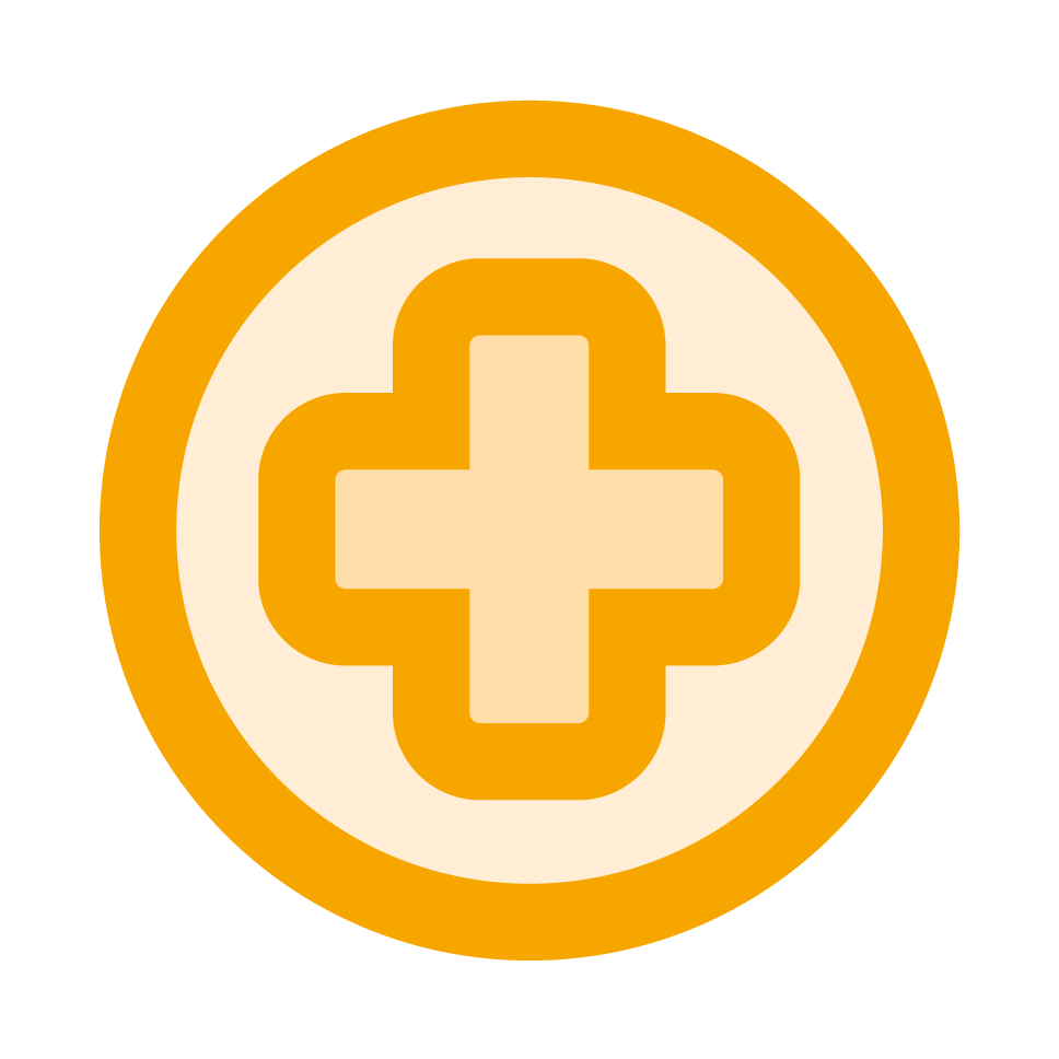 IA_Piktogramme_Medizin_orange_gefüllt
